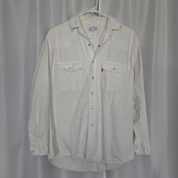 Vintage Levi's white button down shirt. - Picture 1 of 10